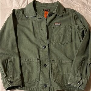 Patagonia Green Canvas Hemp Chore Coat